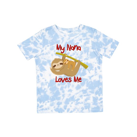 Inktastic My Nana Loves Me Sloth Boys or Girls Toddler T-Shirt