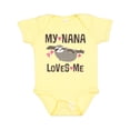 thumbnail image 1 of Inktastic My Nana Loves Me Sloth Girls Baby Bodysuit, 1 of 5