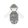 thumbnail image 1 of Inktastic My Nana Loves Me Sloth Girls Long Sleeve Baby Bodysuit, 1 of 5