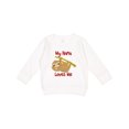 thumbnail image 1 of Inktastic My Nana Loves Me Sloth Toddler Sweatshirt, 1 of 4