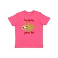 thumbnail image 1 of Inktastic My Nana Loves Me Sloth Youth T-Shirt, 1 of 5