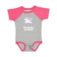 thumbnail image 1 of Inktastic My Nana Loves Me Unicorn Girls Baby Bodysuit, 1 of 5