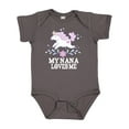 thumbnail image 1 of Inktastic My Nana Loves Me Unicorn Girls Baby Bodysuit, 1 of 5