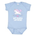 thumbnail image 1 of Inktastic My Nana Loves Me Unicorn Girls Baby Bodysuit, 1 of 5