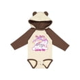 thumbnail image 1 of Inktastic My Nana Loves Me Unicorn Girls Long Sleeve Baby Bodysuit, 1 of 5