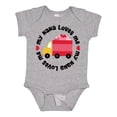thumbnail image 1 of Inktastic My Nana Loves Me Valentine Boys or Girls Baby Bodysuit, 1 of 5
