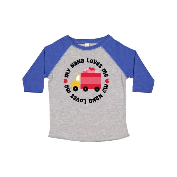 Inktastic My Nana Loves Me Valentine Boys or Girls Toddler T-Shirt