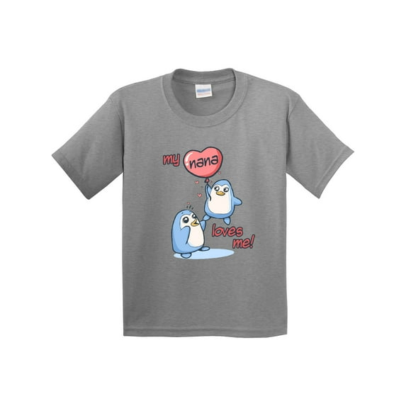 Inktastic My Nana Loves Me Youth T-Shirt