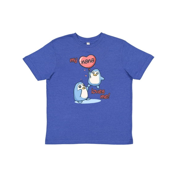 Inktastic My Nana Loves Me Youth T-Shirt