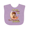 thumbnail image 1 of Inktastic My Nana Loves Me to the Moon and Back Boys or Girls Baby Bib, 1 of 4