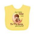 thumbnail image 1 of Inktastic My Nana Loves Me to the Moon and Back Boys or Girls Baby Bib, 1 of 4