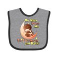 thumbnail image 1 of Inktastic My Nana Loves Me to the Moon and Back Boys or Girls Baby Bib, 1 of 4