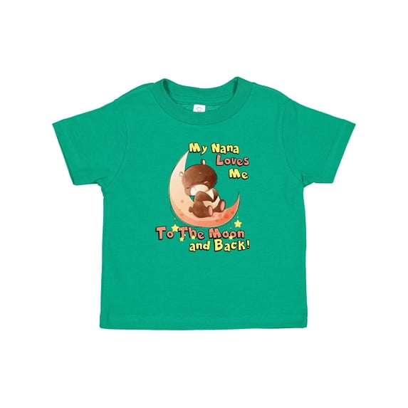 Inktastic My Nana Loves Me to the Moon and Back Boys or Girls Baby T-Shirt