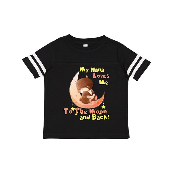 Inktastic My Nana Loves Me to the Moon and Back Boys or Girls Toddler T-Shirt