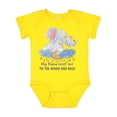 thumbnail image 1 of Inktastic My Nana Loves Me to the Moon and Back Elephant Family Boys or Girls Baby Bodysuit, 1 of 5