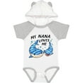thumbnail image 1 of Inktastic My Nana Loves Me- whale shark Boys or Girls Baby Bodysuit, 1 of 5