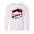 thumbnail image 1 of Inktastic My Nana Loves Me with Cute Ladybugs Long Sleeve Youth T-Shirt, 1 of 5