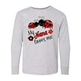 thumbnail image 1 of Inktastic My Nana Loves Me with Cute Ladybugs Long Sleeve Youth T-Shirt, 1 of 5