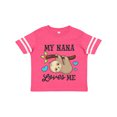 thumbnail image 1 of Inktastic My Nana Loves Me with Sloth and Hearts Boys or Girls Toddler T-Shirt, 1 of 5