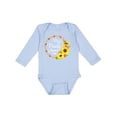 thumbnail image 1 of Inktastic My Nana Loves Me with Sunflower Wreath Boys or Girls Long Sleeve Baby Bodysuit, 1 of 5