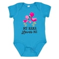 thumbnail image 1 of Inktastic My Nana Loves Me with Two Flamingos Boys or Girls Baby Bodysuit, 1 of 5