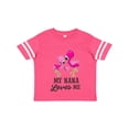 thumbnail image 1 of Inktastic My Nana Loves Me with Two Flamingos Boys or Girls Toddler T-Shirt, 1 of 5