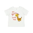 thumbnail image 1 of Inktastic My Nana Loves me- cute giraffe Boys or Girls Toddler T-Shirt, 1 of 5