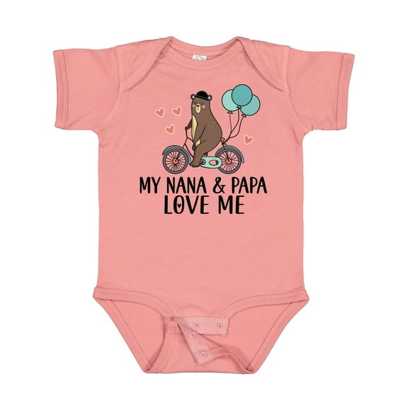 Inktastic My Nana Papa Love Me Grandchild Boys Baby Bodysuit
