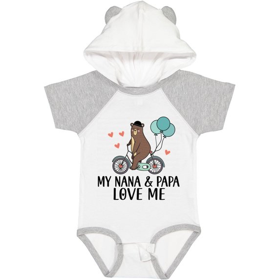 Inktastic My Nana Papa Love Me Grandchild Boys Baby Bodysuit