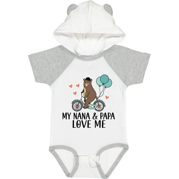 Inktastic My Nana Papa Love Me Grandchild Boys Baby Bodysuit
