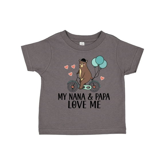 Inktastic My Nana Papa Love Me Grandchild Boys Toddler T-Shirt
