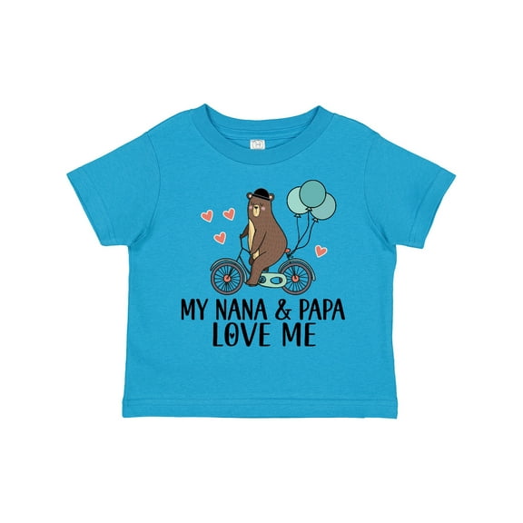 Inktastic My Nana Papa Love Me Grandchild Boys Toddler T-Shirt
