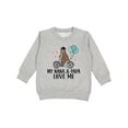 thumbnail image 1 of Inktastic My Nana Papa Love Me Grandchild Toddler Sweatshirt, 1 of 4