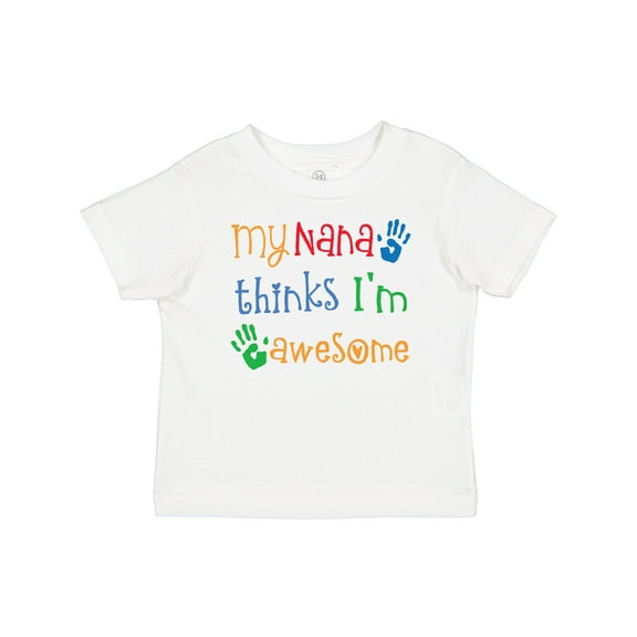 Inktastic My Nana Thinks Im Awesome Grandkid Boys or Girls Baby T-Shirt