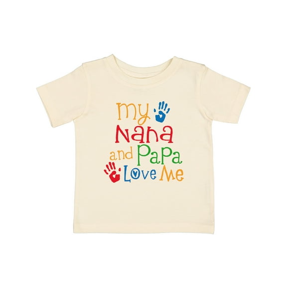 Inktastic My Nana and Papa Love Me Boys or Girls Baby T-Shirt