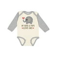 thumbnail image 1 of Inktastic My Nana and Papa Love Me Boys or Girls Long Sleeve Baby Bodysuit, 1 of 5