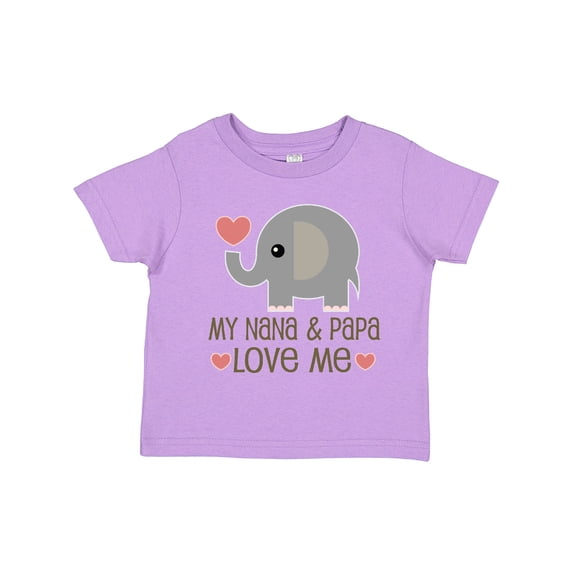 Inktastic My Nana and Papa Love Me Boys or Girls Toddler T-Shirt