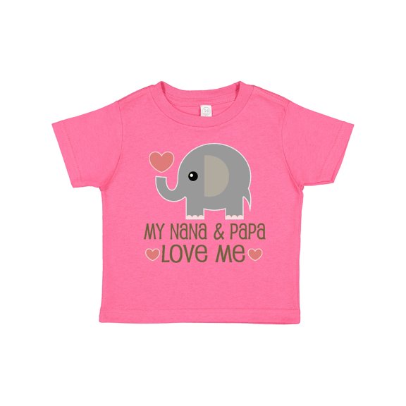 Inktastic My Nana and Papa Love Me Boys or Girls Toddler T-Shirt
