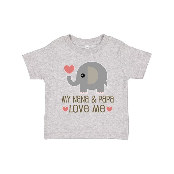Inktastic My Nana and Papa Love Me Boys or Girls Toddler T-Shirt