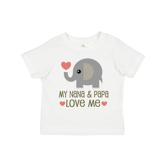 Inktastic My Nana and Papa Love Me Boys or Girls Toddler T-Shirt