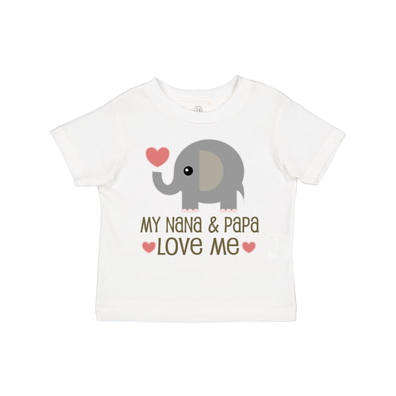 Inktastic My Nana and Papa Love Me Boys or Girls Toddler T-Shirt