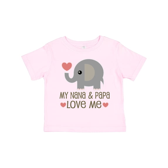 Inktastic My Nana and Papa Love Me Boys or Girls Toddler T-Shirt