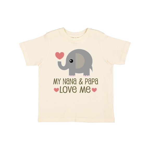 Inktastic My Nana and Papa Love Me Boys or Girls Toddler T-Shirt