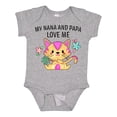 thumbnail image 1 of Inktastic My Nana and Papa Love Me with Cute Kitten and Flowers Boys or Girls Baby Bodysuit, 1 of 5