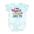 thumbnail image 1 of Inktastic My Nana and Papa Love Me with Hearts Boys or Girls Baby Bodysuit, 1 of 5