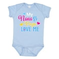 thumbnail image 1 of Inktastic My Nana and Papa Love Me with Hearts Boys or Girls Baby Bodysuit, 1 of 5