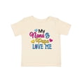 thumbnail image 1 of Inktastic My Nana and Papa Love Me with Hearts Boys or Girls Baby T-Shirt, 1 of 5