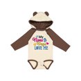 thumbnail image 1 of Inktastic My Nana and Papa Love Me with Hearts Boys or Girls Long Sleeve Baby Bodysuit, 1 of 5