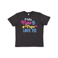thumbnail image 1 of Inktastic My Nana and Papa Love Me with Hearts Youth T-Shirt, 1 of 5