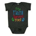 thumbnail image 1 of Inktastic My Nani Grandma Loves Me Boys or Girls Baby Bodysuit, 1 of 5